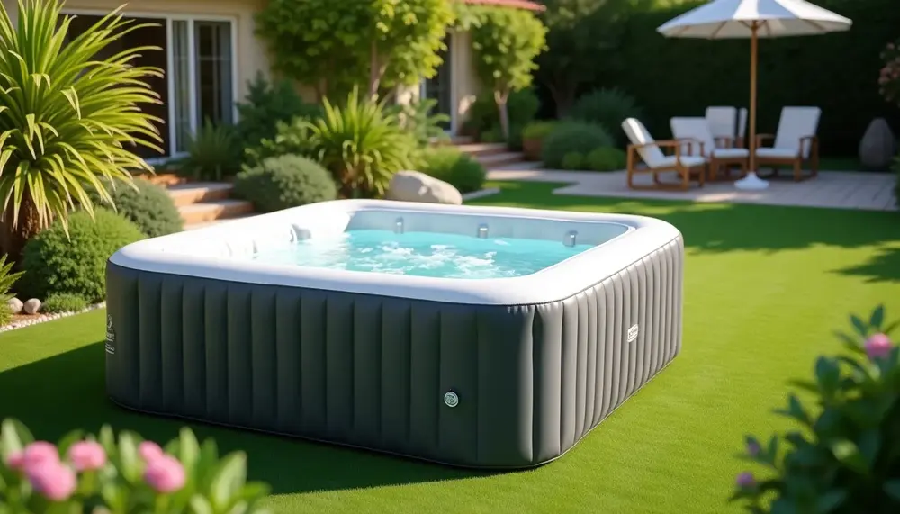 Aufblasbarer Whirlpool Lay-Z-Spa St. Lucia: Das Highlight in Ihrem Garten