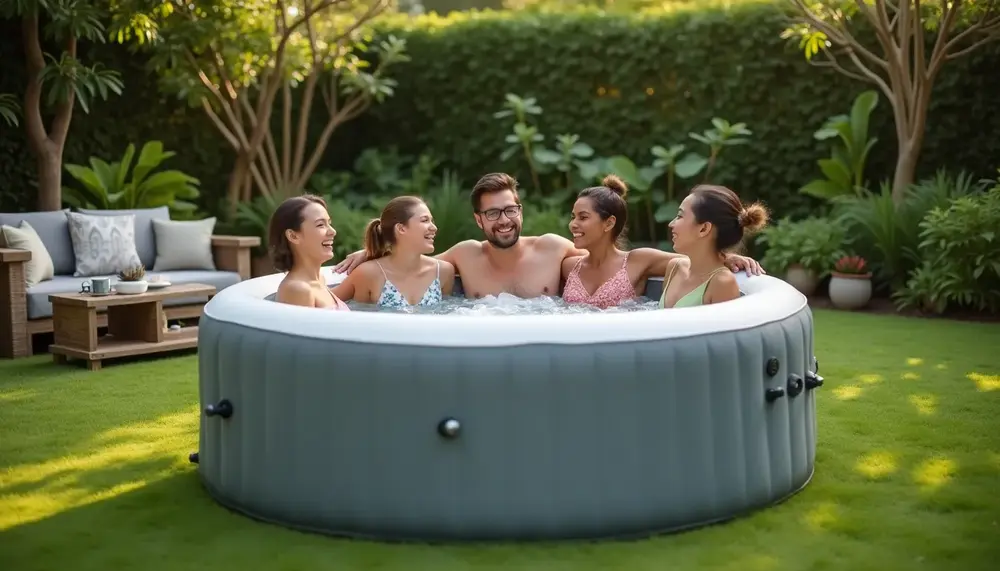 Aufblasbarer Whirlpool MSPA Bergen Comfort 6 Personen: Ein Spa-Erlebnis für die ganze Familie