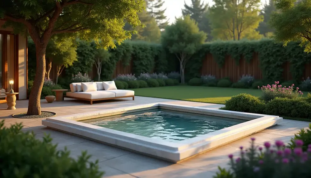 Der quadratische Whirlpool für den Garten: Eleganz und Komfort vereint