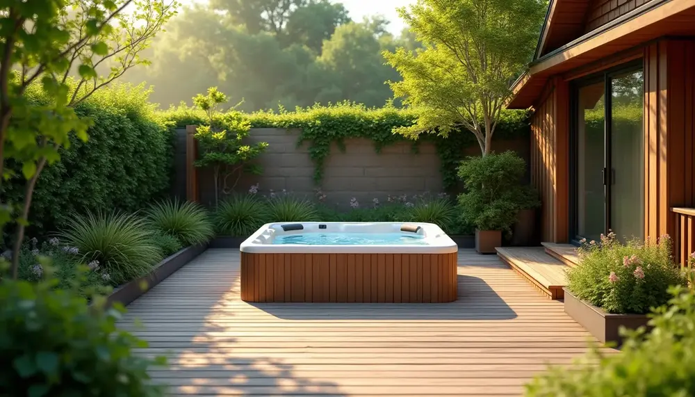 Gestalten Sie Ihren Whirlpool: Garten Holzverkleidung leicht gemacht