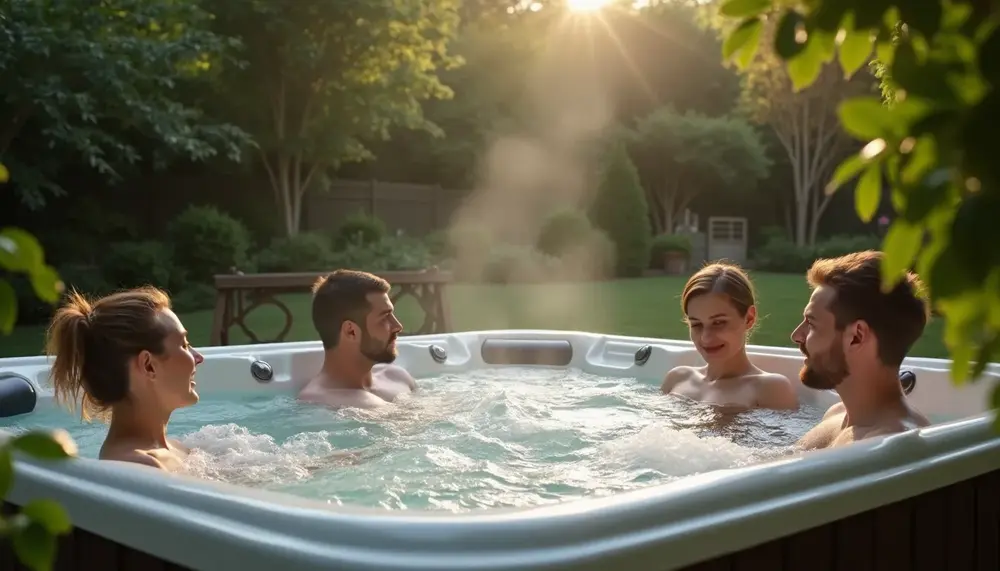 Whirlpool im Garten ganzjährig nutzen: So funktionierts!