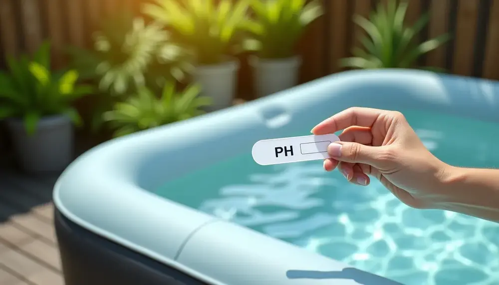Wie man den pH-Wert im aufblasbaren Whirlpool optimal hält